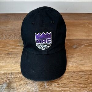 47 Brand Sacramento Kings 100% Cotton Adjustable Strapback Cap Hat, OS